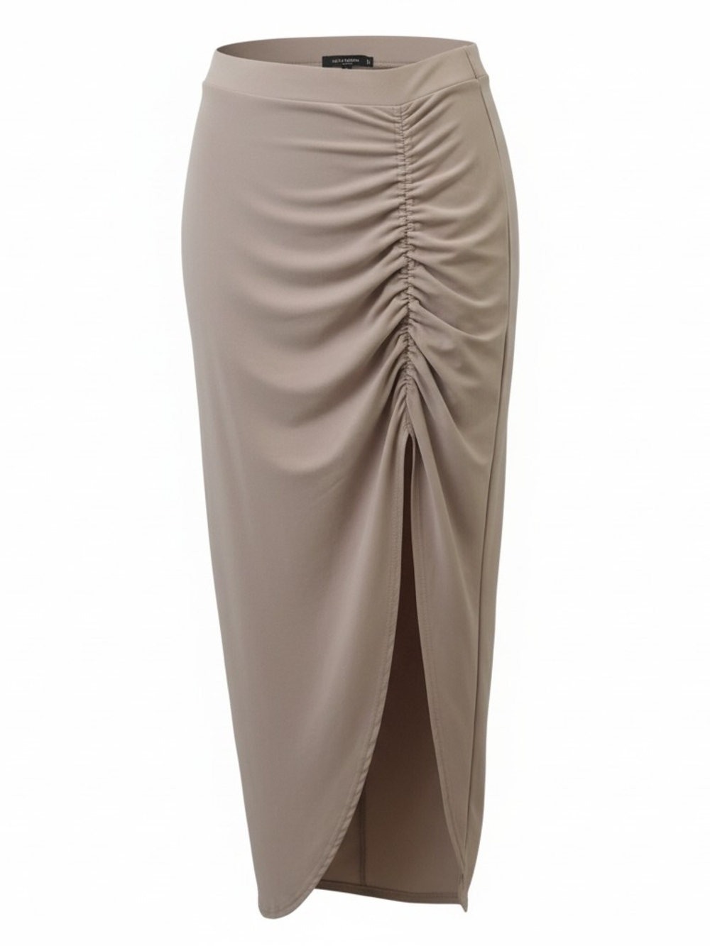 Charlotte Russe cinched nude tan skirt womens size small - Picture 4 of 5
